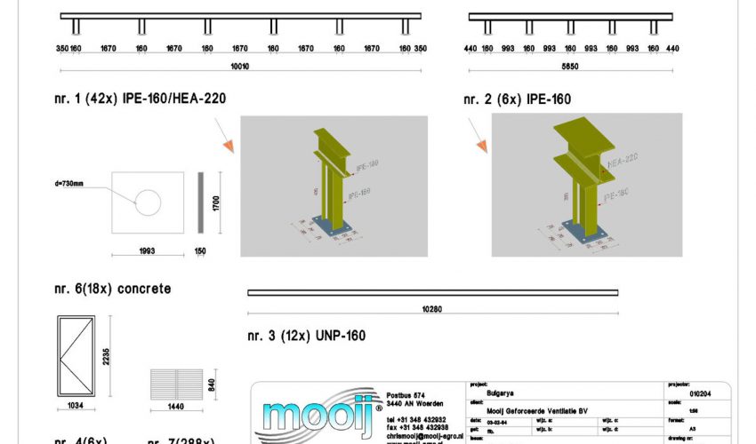 3d tekenwerk ventilatie units